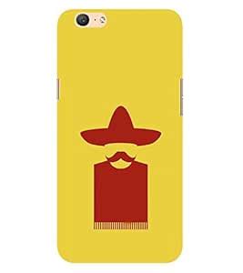 HiFi Designer Phone Back Case Cover Oppo A57 (Colombian Man Mustache ...