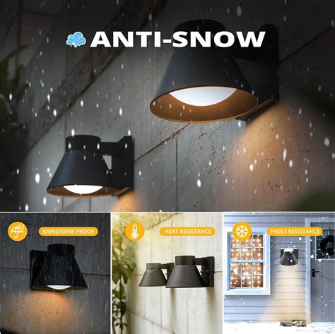 UME 2 Pack LED Outdoor Wall Light Fixtures, Black India | Ubuy
