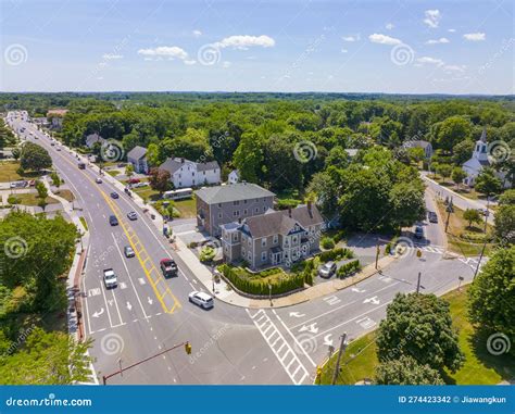 Billerica Town Center, MA, USA Stock Photo - Image of states, america ...