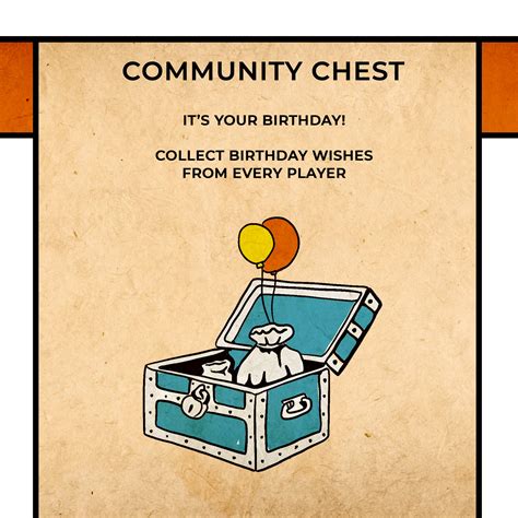 Monopoly Cards Community Chest
