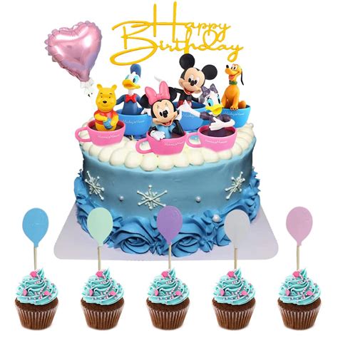 Buy Mickey Cake Toppers 13 Pieces,Mickey Mini Figures Set,Mickey Cake ...