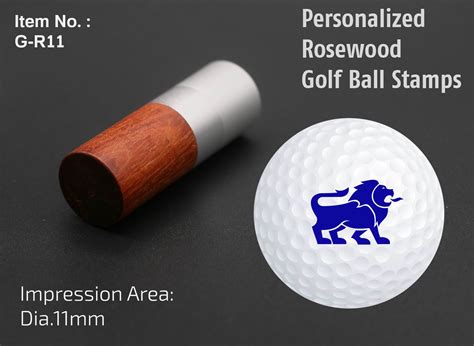 Rosewood round golf ball stamps G12 Dia.12mm permanent ink - Buy Golf ...