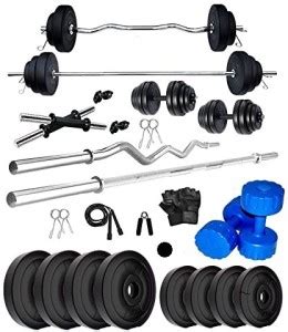MRX 50 kg Rubber COMBO 50 kg_r2-chg Home Gym Combo Price in India - Buy ...