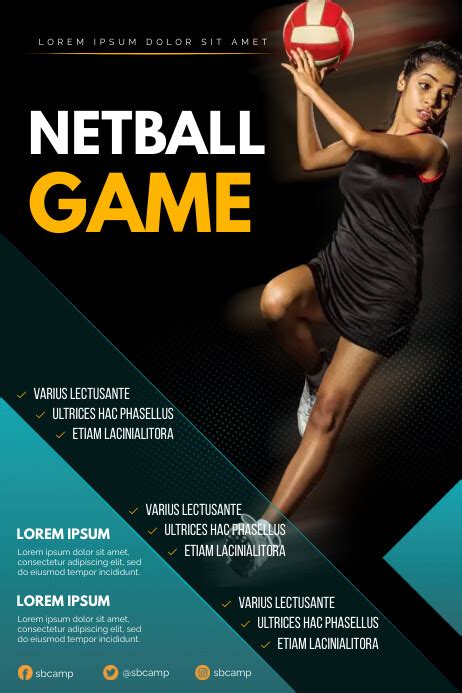 Netball Poster 的图像结果