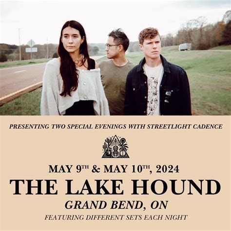 Streetlight Cadence , The Lake Hound, Grand Bend, 9 May 2024 | AllEvents.in