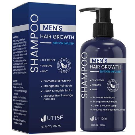 Amazon.com: Uttse Biotion Hair Growth Shampoo for Men: Natural ...