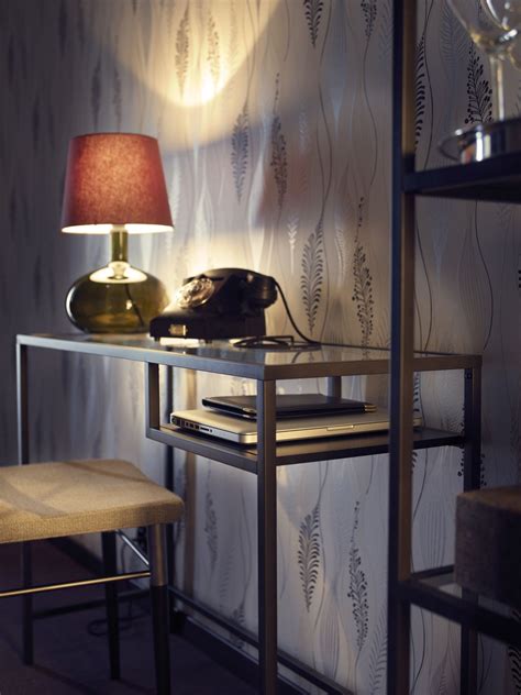 Laptoptafel, VITTSJÖ, zwartbruin, 100x36 cm - IKEA | Ikea laptop table ...