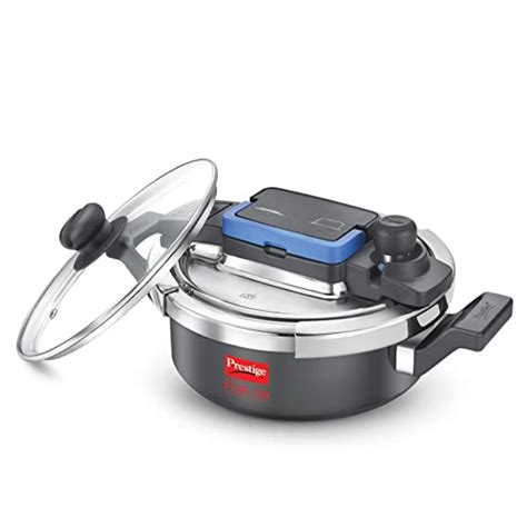 Prestige Svachh Flip-on Hard Anodised Pressure Cooker with Glass Lid ...