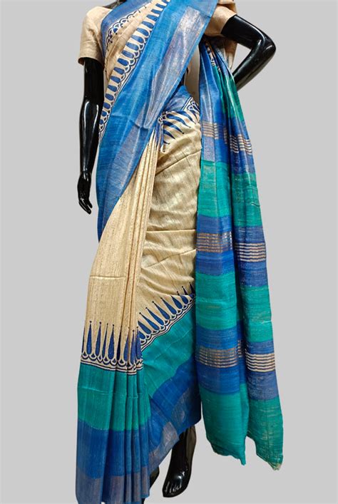 Buy Tussar Silk Sarees - Balaram Saha