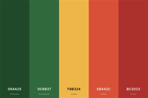 Red And Green Color Palette | Green colour palette, Retro color palette ...