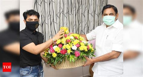 Kottapadi J Rajesh meets Tamil Nadu Chief Minister Edappadi K ...