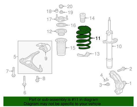 51401-THR-A51 - High-Quality Coil Spring for 2018-2025 Honda Odyssey | AutoNation Parts