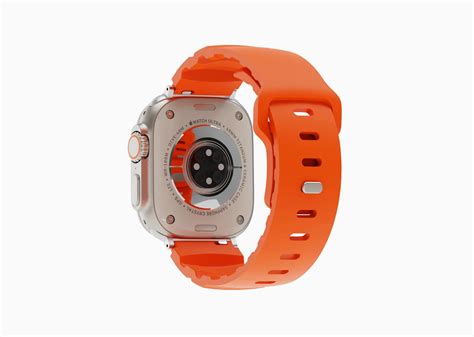 Orange FKM Rubber Premium Apple Watch Orange Strap | Bold Series | Friday
