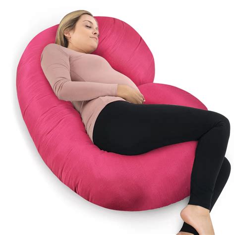 Sleepsia C Shaped Pregnancy Pillow - Full Body Maternity Pillow ...