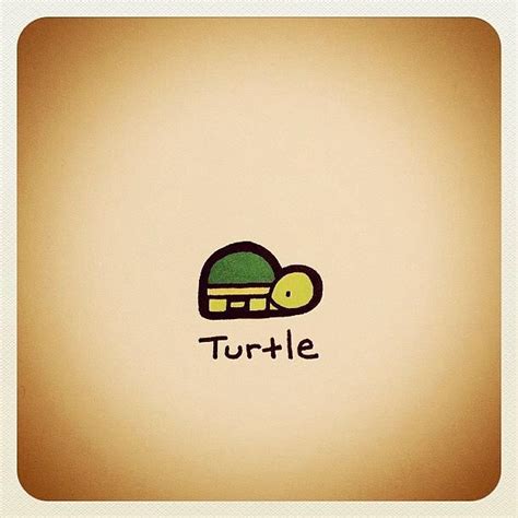 Cute Turtle Drawing - Turtle