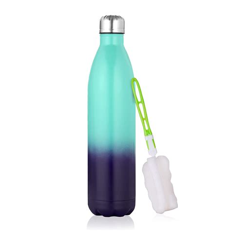 GRACIOUS MART Insulated Double Wall Vacuum Stainless Steel Water ...