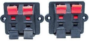 Satguru Sales 2 Positions Push in Jack Audio Speaker Terminals ...