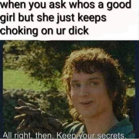 Girl Choking Herself Meme