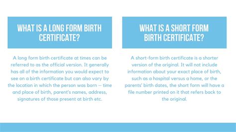 Guide To Long Form Vs. Short Form Birth Certificates – QSEQNN
