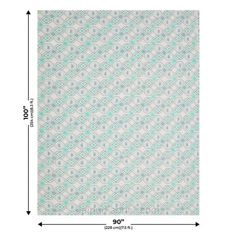 Artistic Maze Greenery Double Bed Dohar Blanket – JaipurFabric®