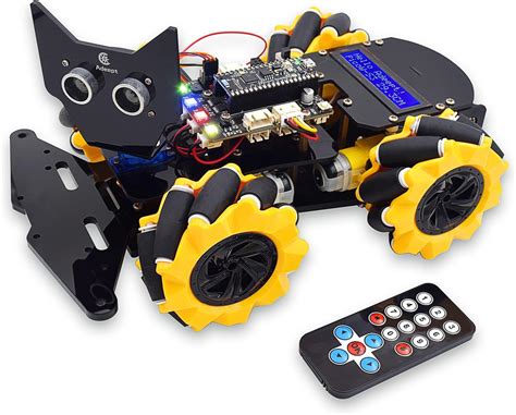 Adeept 4WD Mecanum Wheels Robotic Car Kit for India | Ubuy