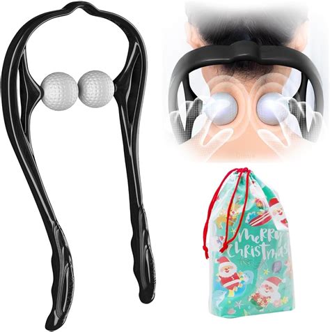Amazon.com: Neck Massager Roller,Handheld Massager with 6 Balls Massage ...