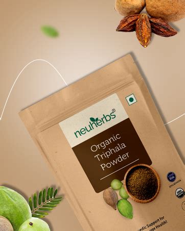 Neuherbs Organic Triphala Powder | Ayurvedic Support For Gut, Immune ...