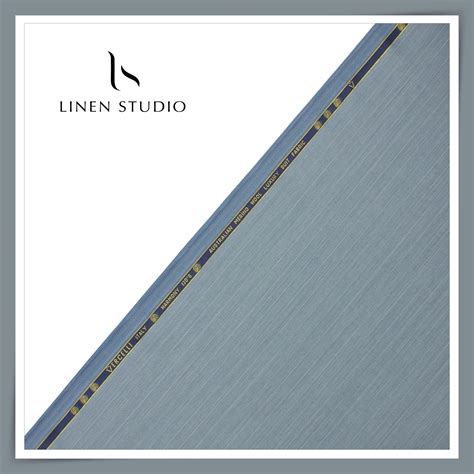 130's Australian Merino Wool by Vercelli - Cool Blueish Grey Stripes ...
