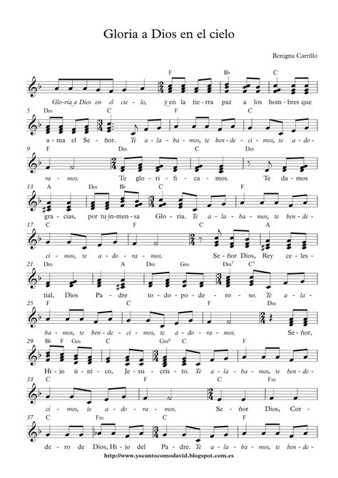 Gloria a Dios en el cielo | Yo canto como David