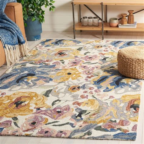 Buy Imad Rugs Premium Collection Anti Shed Carpet Loop Pile Woolen ...