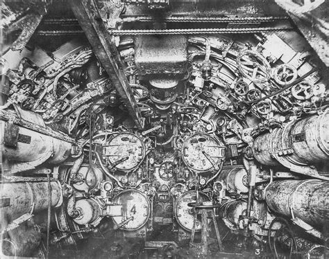 Inside the German submarine SM UB-110, 1918