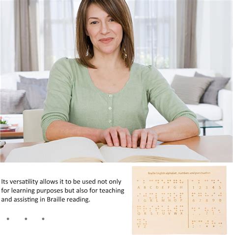 Lurrose Braille Alphabet Board - Wood Braille India | Ubuy