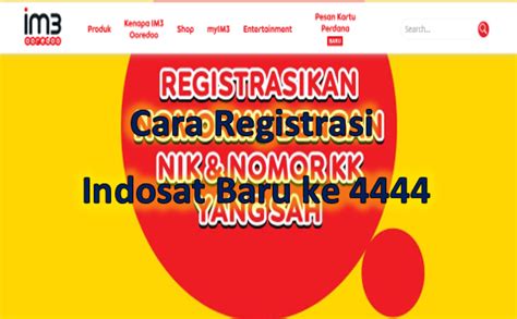 Cara Registrasi Kartu Indosat ke 4444 Paling Mudah | TumoutouNews.com