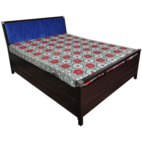 ROYAL BED MANUFACTURER Stylish Queen Size 6X5 Metal Bed with Hydraulic ...