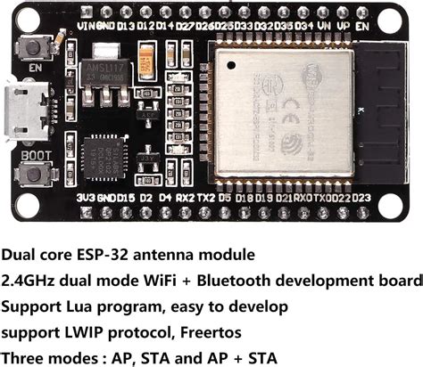 DORHEA 3 Set ESP32 ESP-32S WiFi Development Board NodeMCU India | Ubuy