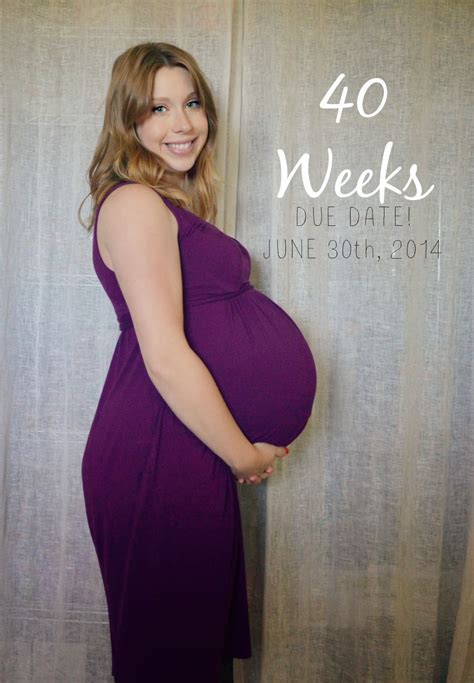 Forty Weeks Pregnant