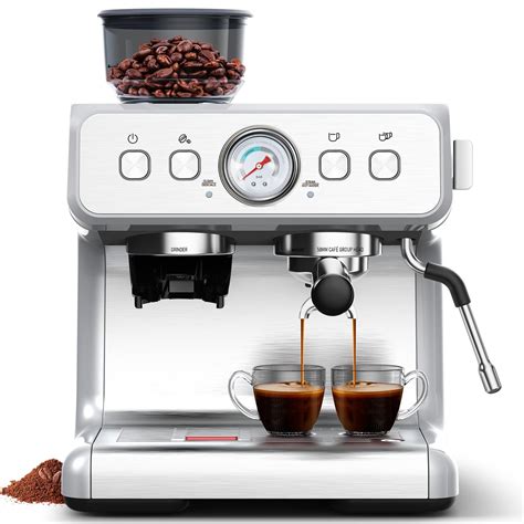 Amazon.com: Joy Pebble Espresso Machine,15 Bar Professional Espresso ...