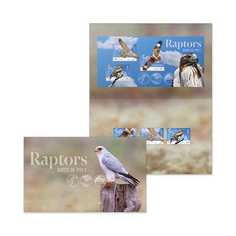 Raptors – Birds of Prey Stamp Pack - Stamp issues