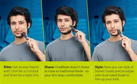 Philips OneBlade Hybrid Razor | No Nicks & Cuts for Face| Best Zero ...