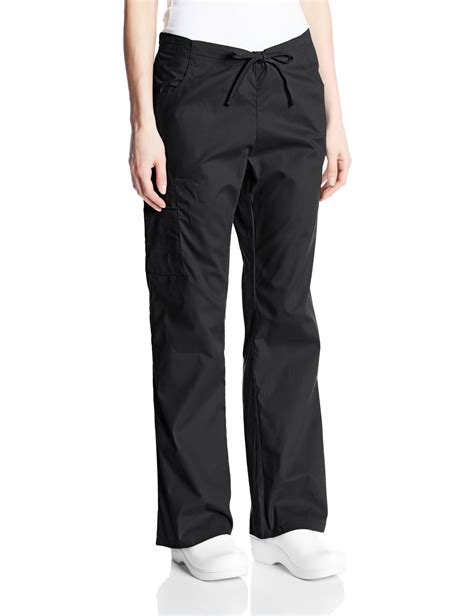 Dickies Women's Cargo Scrub Pants, Mid Rise with Drawstring - 86206 ...