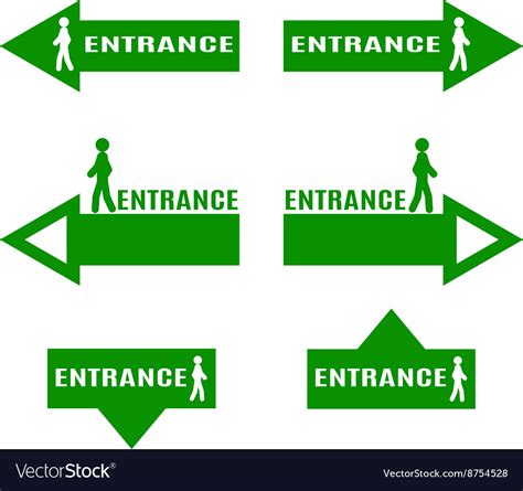 Entrance Sign Vector 的图像结果