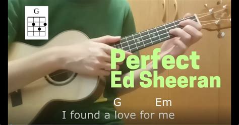 Perfect Ed Sheeran Ukulele Chords - Sheet and Chords Collection