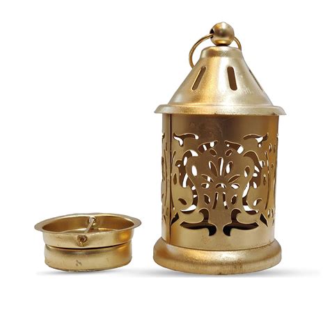 Buy Online Metal Hanging Lantern Tea Light Candle Holder– CraftVatika
