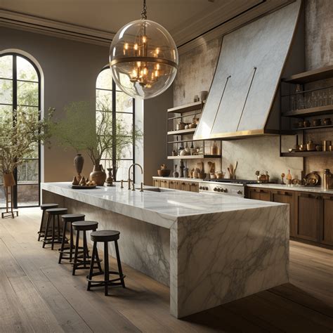 30 Waterfall Kitchen Islands that Wow