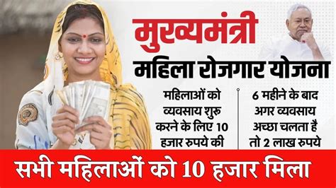 Bihar Mahila Rojgar Yojana 2025: Payment Released, Check Your Name in ...