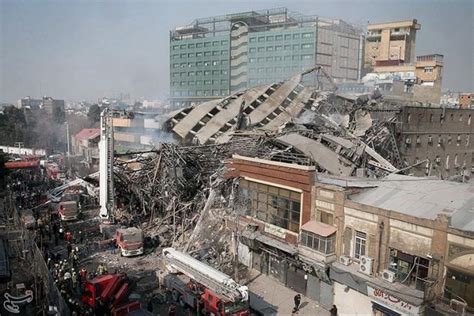 Iran building collapse: 30 firefighters killed as oldest high-rise ...