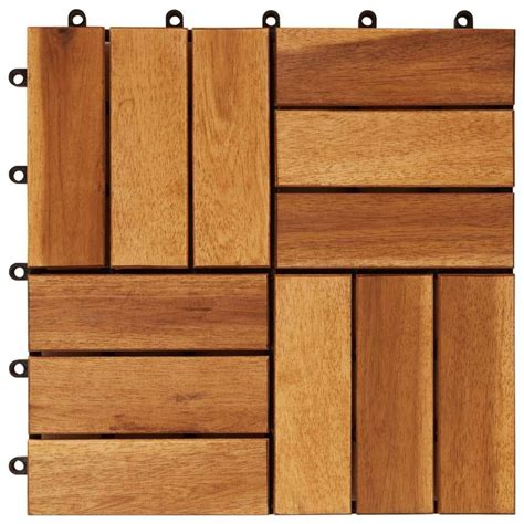 Outdoor Acacia Wood Decking Tiles 12 Slats UT522 - Wholesale Supplier ...