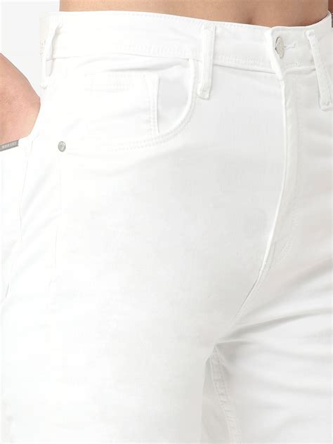 Buy Women White High-Rise Flare Jeans | Kraus Jeans