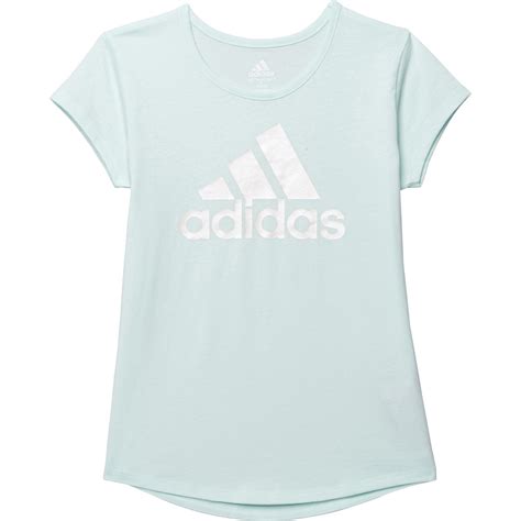 adidas Big Girls Badge of Sport T-Shirt - Short Sleeve - Save 55%