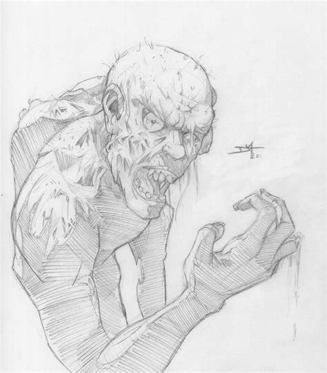 Pencil Drawings Of Zombies